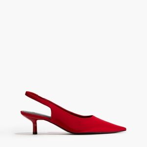 H&M Red Slingback Heels